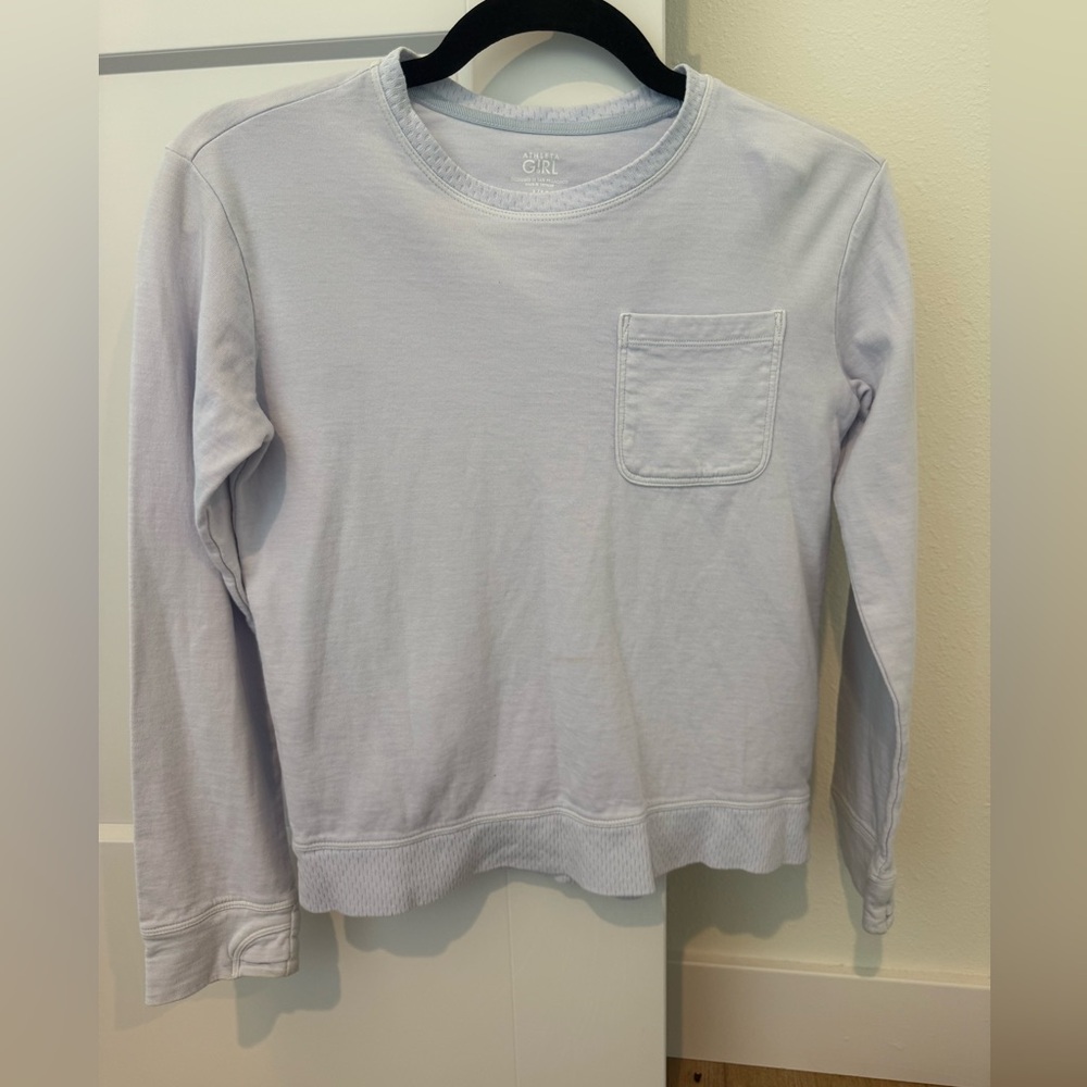 Athleta Girl Soft Blue Tee